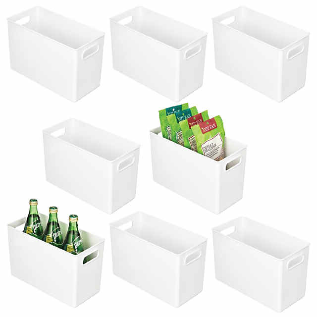 Mdesign Plastic Kitchen Pantry Storage Organizer Container Bin, 8