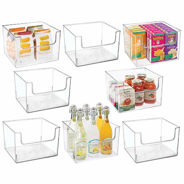 https://s7.orientaltrading.com/is/image/OrientalTrading/PDP_VIEWER_IMAGE_MOBILE$&$NOWA/mdesign-plastic-kitchen-storage-organizer-bin-with-open-front-8-pack-clear~14337977-a01$NOWA$