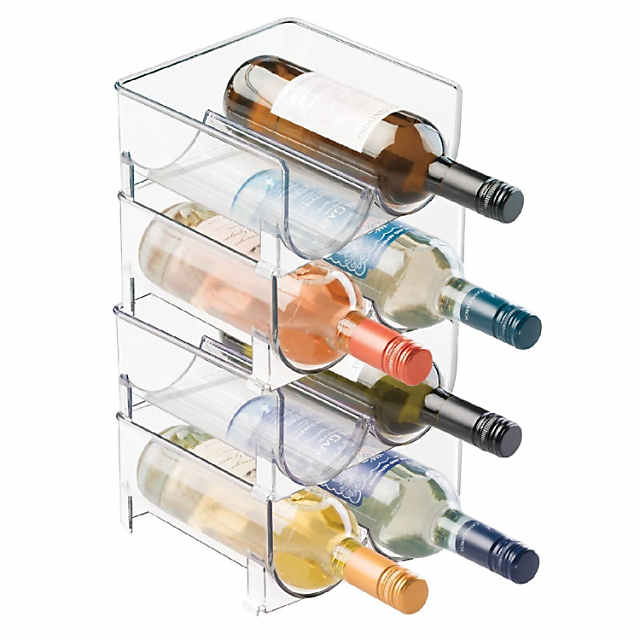 Clear Stacking Acrylic Wine Glasses 4 Pack