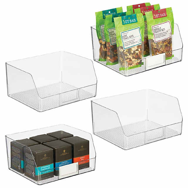 Clear Organization Bin Labels