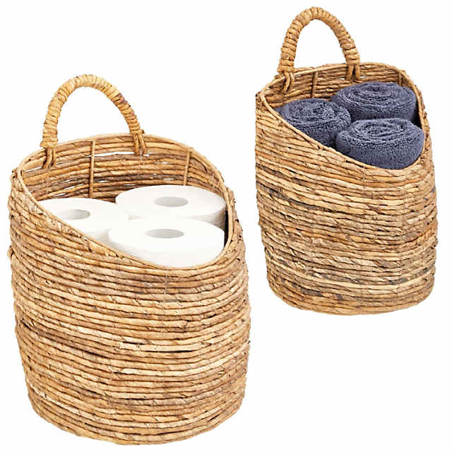 Pastel Classroom Small Round Storage Baskets - 12 Pc.