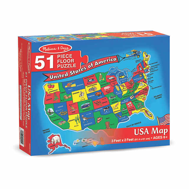 Melissa & Doug 1500 Pc jigsaw Puzzle ~ MAP OF THE WORLD ~ 24x33 NEW Sealed