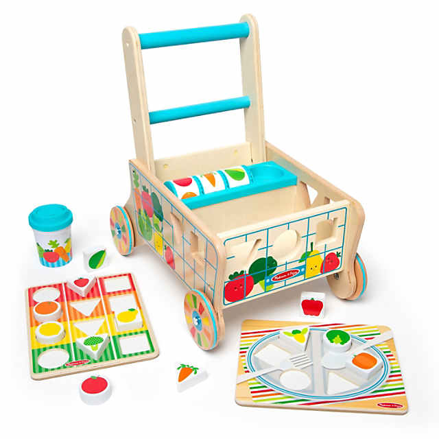  Melissa & Doug Geometric Stacker - Wooden Educational