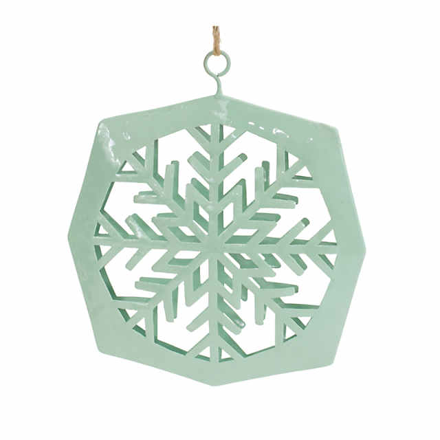 New England Patriots Snowflake Christmas Ornament