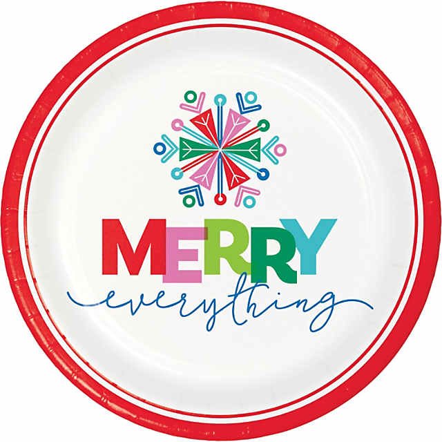 Harry Potter, Happy Christmas With Festive Icons Paper Plates