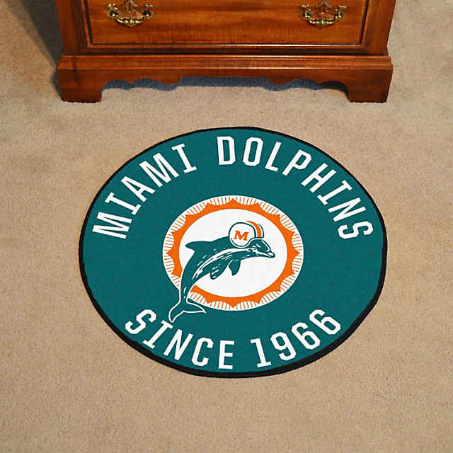 Miami Dolphins NFL Vintage Roundel Rug