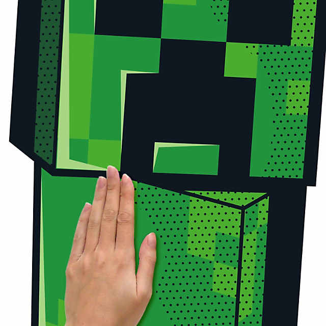 Minecraft Mob Heads Stainless Steel Water Bottle Green (One Size)