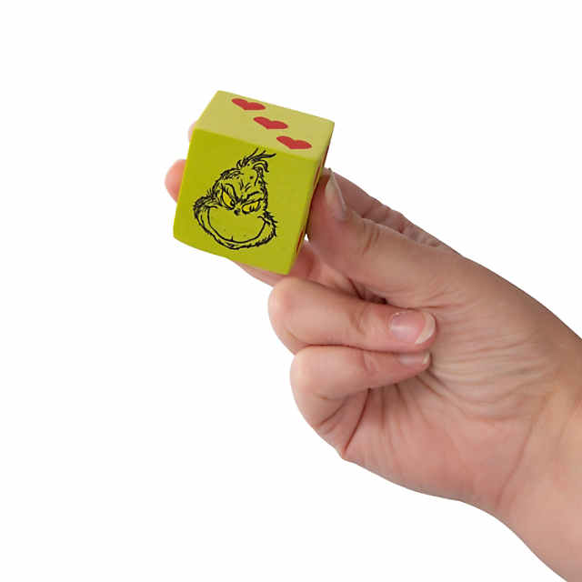 Mini Dr. Seuss™ The Grinch Foam Dice - 12 Pc.