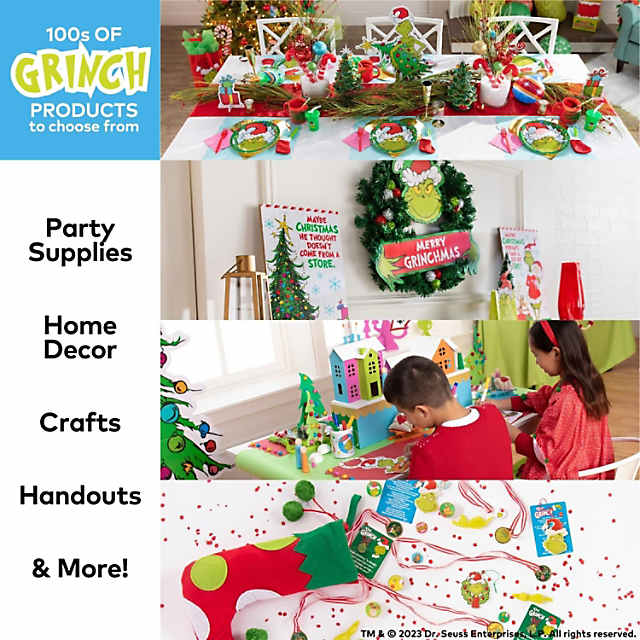 Mini Dr. Seuss™ The Grinch Foam Dice - 12 Pc.