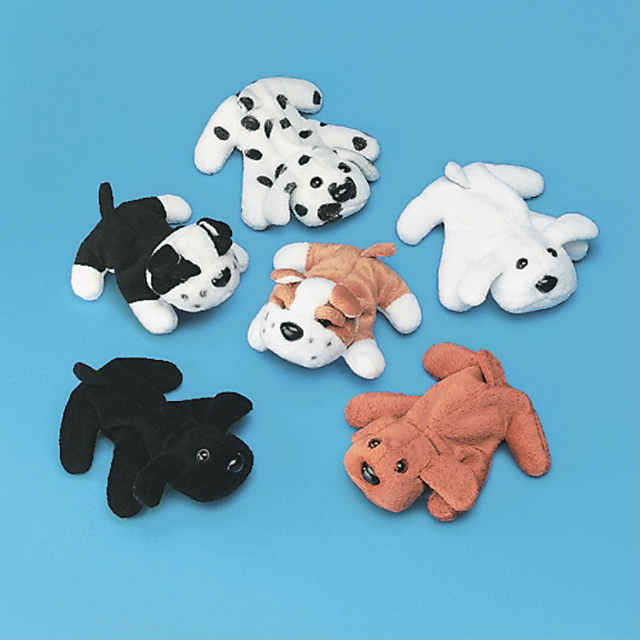 2 Pcs Party Favors for Kids Tiny Toys Bulk Gifts Puppy Plush