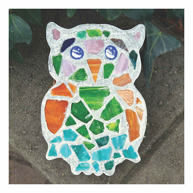 Mosaic Stepping Stone Kit Owl