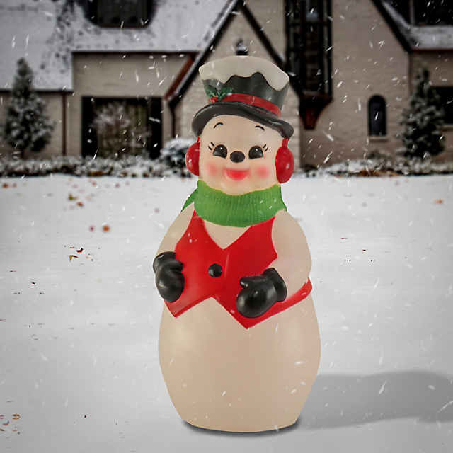Melrose International LED Lighted Snowman Decor (Set of 2) at