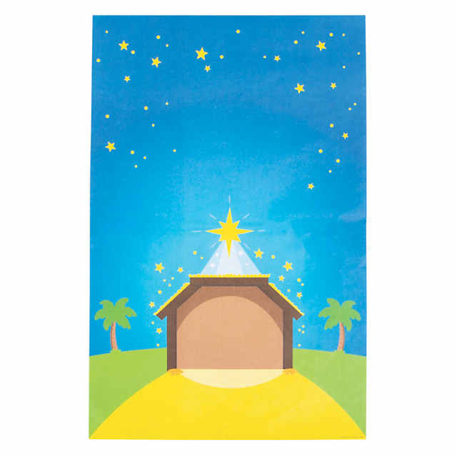 Color Your Own Nativity Flip Books - Makes 12