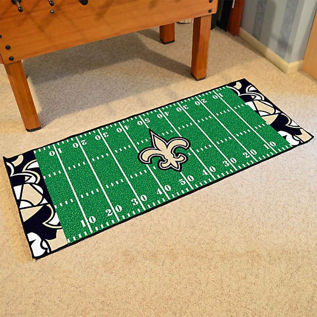 NFL - New Orleans Saints Football Field Runner 30x72