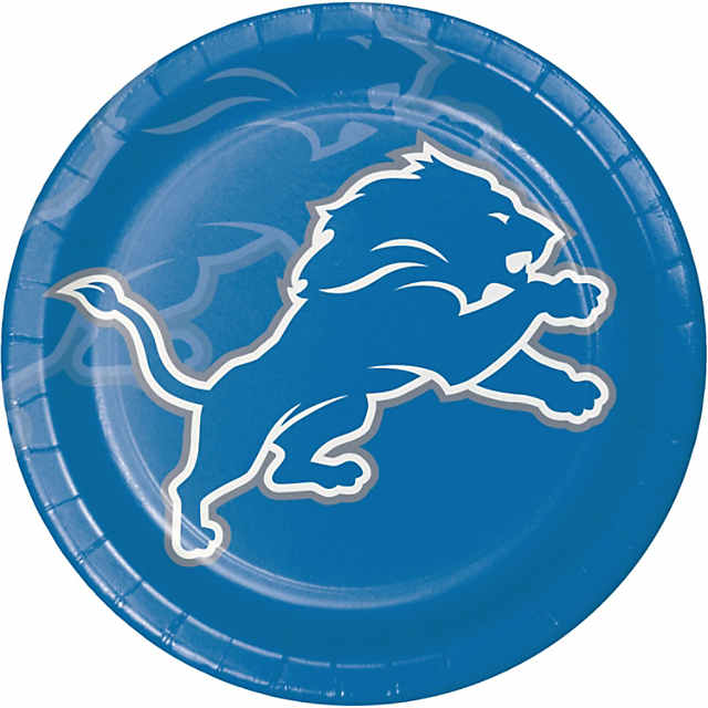 Trendware Detroit Lions Paper Plate and Napkin Party Kit, Serves 16