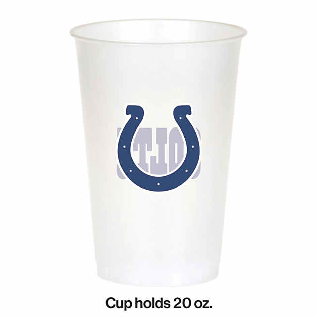 Indianapolis Colts Plastic Cups, 24 Count for 24 Guests