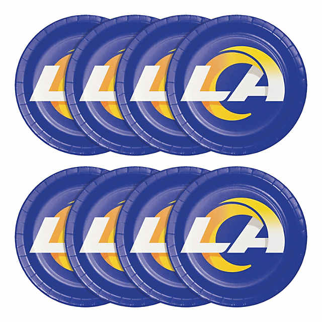 Nfl Los Angeles Rams Paper Plate And Napkin Party Kit