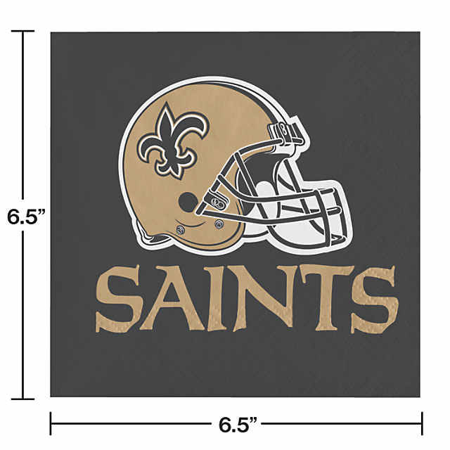 Trendware New Orleans Saints Paper Plate and Napkin Party Kit, 48 ct