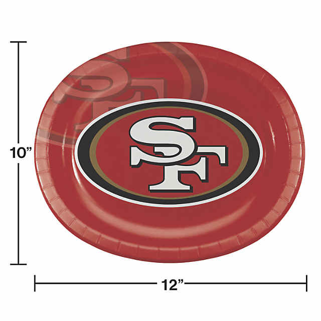 Nfl San Francisco 49Ers Paper Plates - 24 Ct.