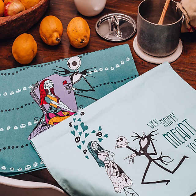  Nightmare Before Christmas Jack and Sally Cotton Kitchen Hand  Towels