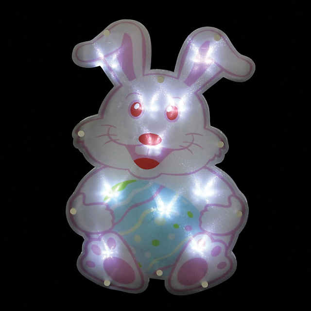 Northlight 17 Pink Floral Easter Bunny Rabbit Spring Figure