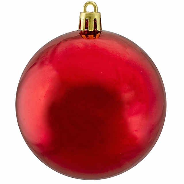 Christmas Ball Plastic Ø80mm - Gold String | SCB.080.080.010