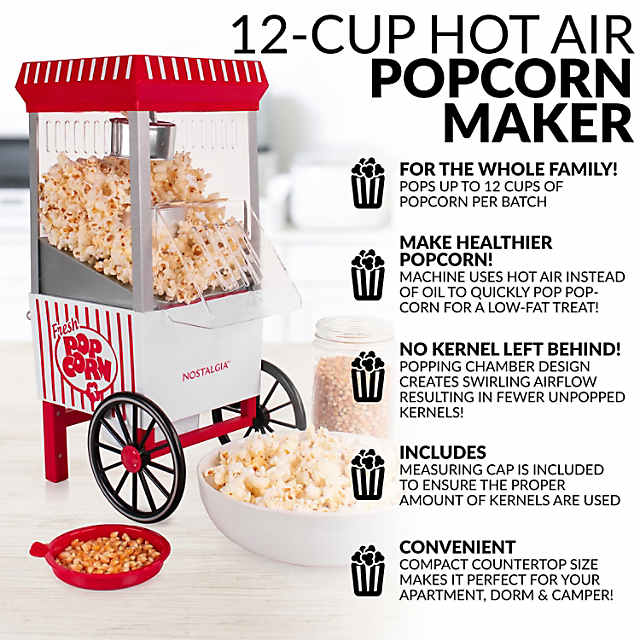 Nostalgia Old Fashioned Hot Air Popcorn Maker