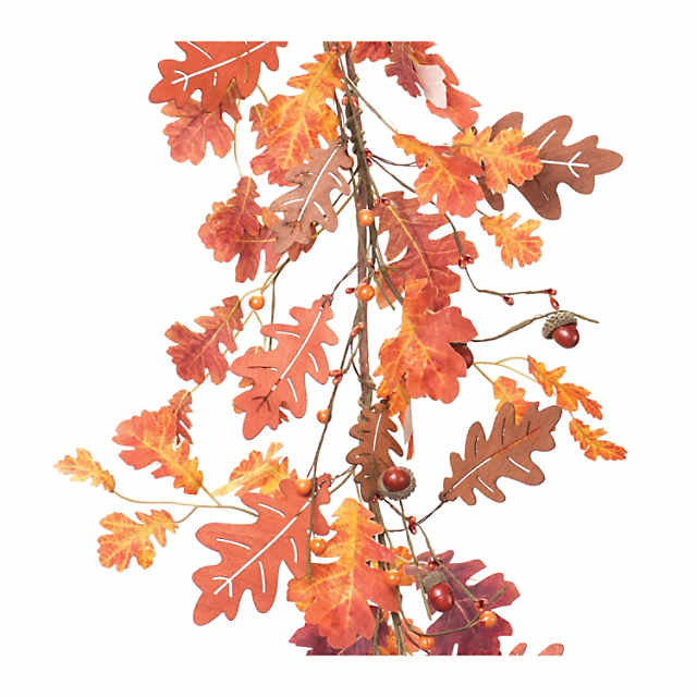 Pine Cone Berry Twig Garland (Set Of 2) 5'L Plastic