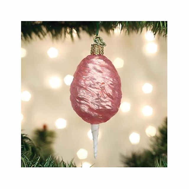 Old World Christmas 32408 Glass Blown Cotton Candy Ornament