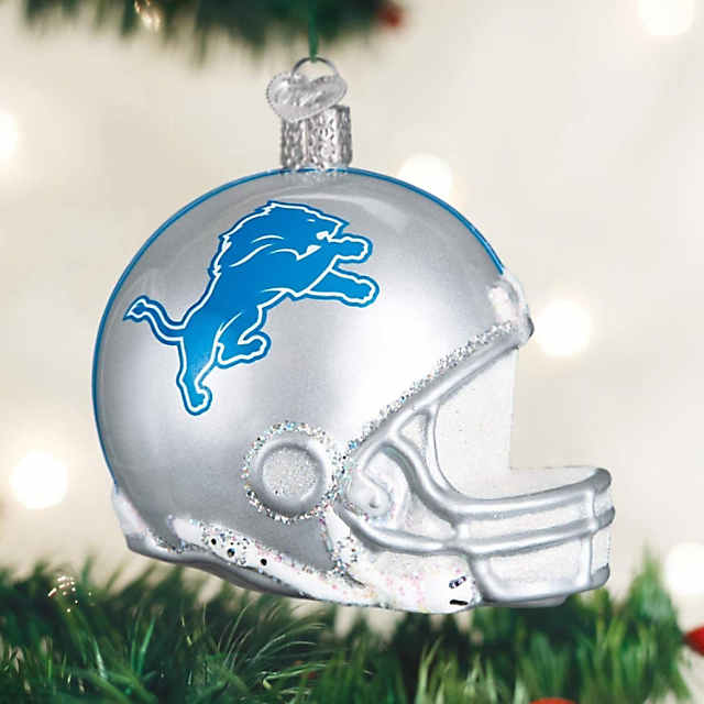 Detroit Lions Football Helmet Ornament - Vintage Detroit Collection