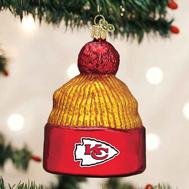 Old World Christmas Kansas City Chiefs Beanie Ornament For