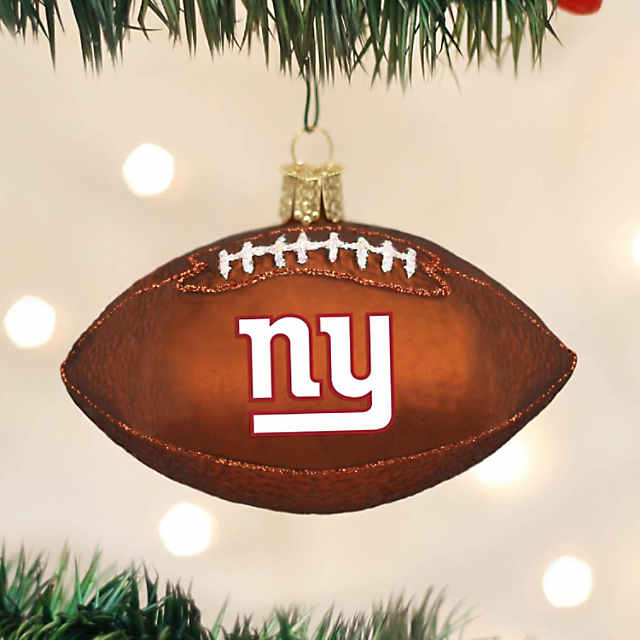 New York GIANTS Stump Ornament NFL Shop Christmas FOREVER COLLECTIBLE Wood  NY