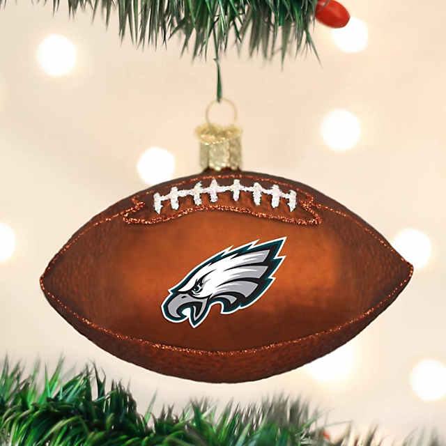 Old World Christmas Glass Blown Ornament Philadelphia Eagles Helmet