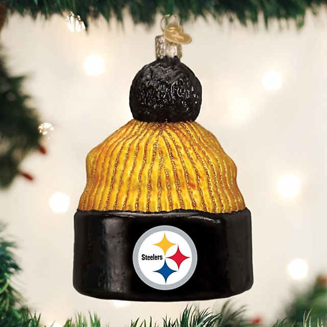 Old World Christmas Pittsburgh Steelers Football Ornament For Christmas Tree