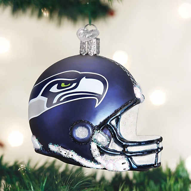 Old World Christmas Seattle Seahawks Helmet Ornament For Christmas