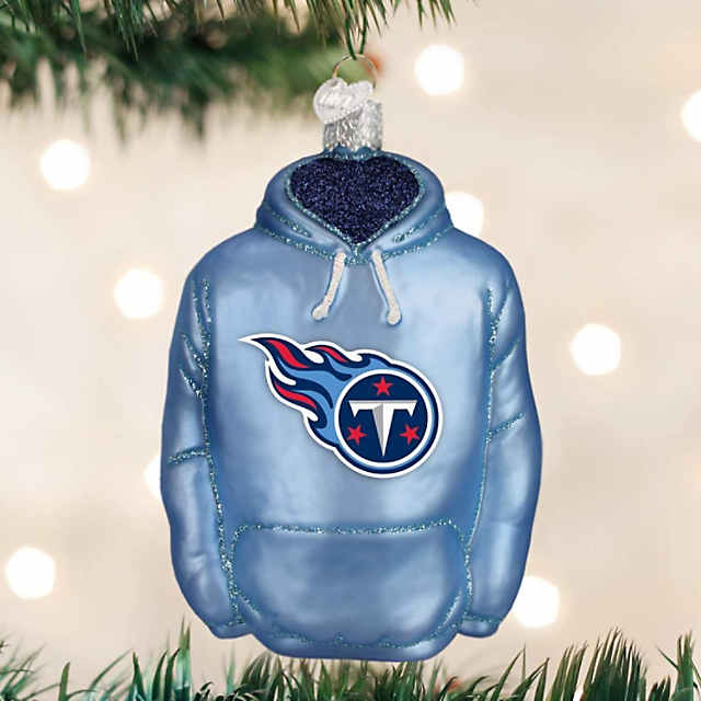 Buy NFL Tennessee Titans Blown Glass Gingerbread Man & Santa Cap