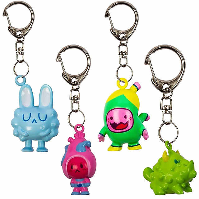 Organauts Tinies Collectible Character Keychain 6pk Series 1 Bags