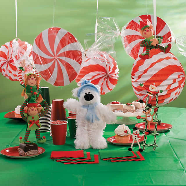 Peppermint Swirl Hanging Decorations 3 Pc