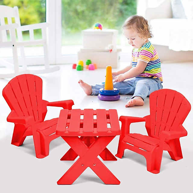 Plastic Children Kids Table Chair Set