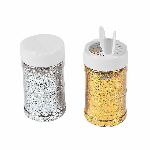 24 Glitter Shaker Bottles, Craft Jars, Spice Jars, Glitter