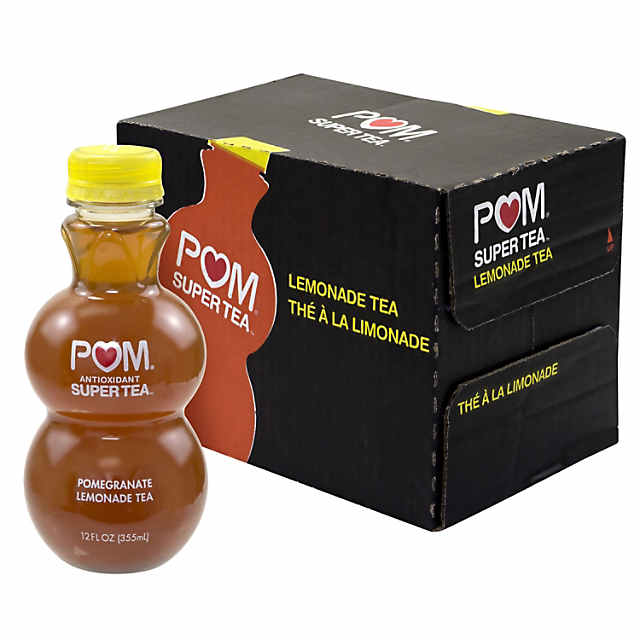 Pom Wonderful 100% Pomegranate Juice, 12 oz Bottle, 6/Pack