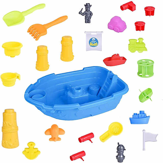 PopFun-Foldable Buckets Beach Toys Set