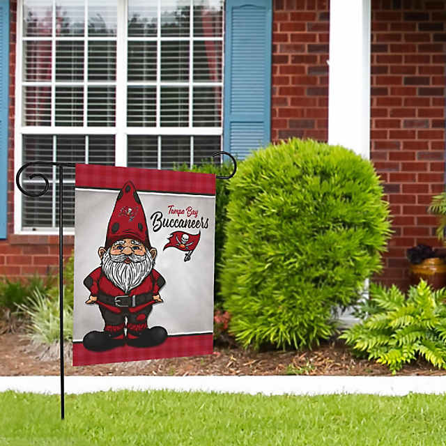 Rico Industries NFL Football Tampa Bay Buccaneers Gnome Spring 13' x 18' Double Sided Garden Flag