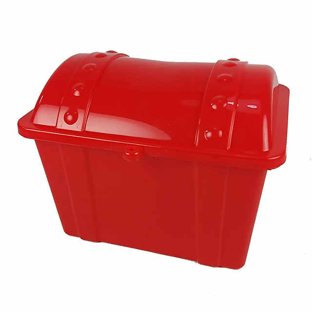 Romanoff Jr. Treasure Chest, Red, Pack of 3