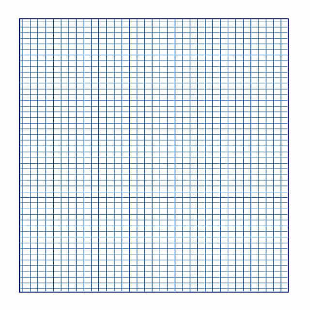 School Smart Graph Paper, 1/4 Inch Rule, 9 x 12 Inches, White
