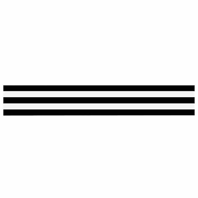 black and white stripes horizontal