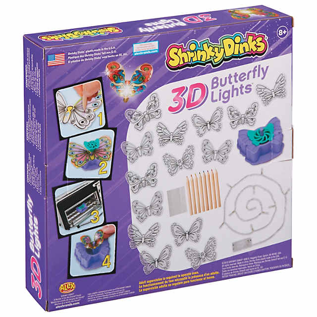 Shrinky Dinks 3-D Butterfly Lights - Discontinued