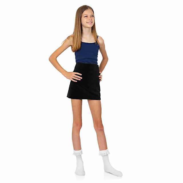 White Ruffled Girl Socks