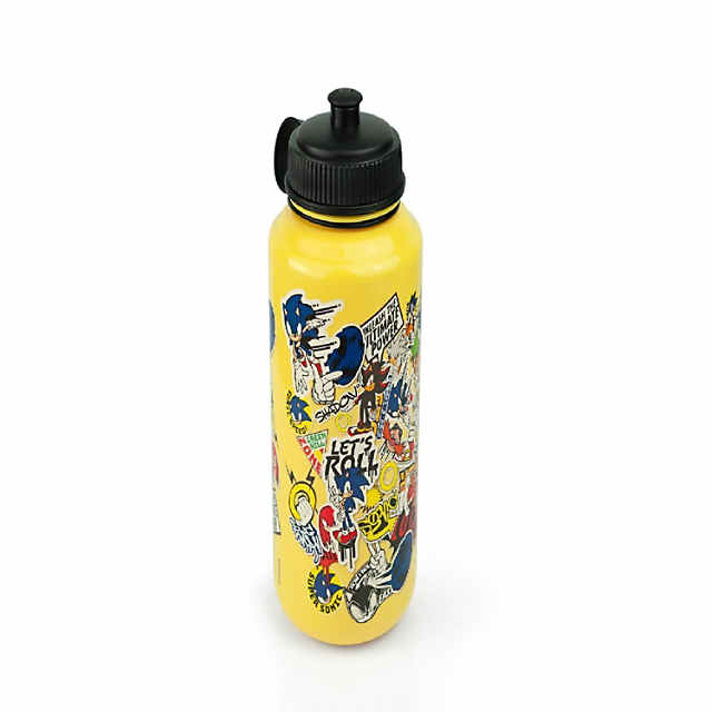 Just Funky Sonic The Hedgehog Sticker Bomb Large Plastic Water