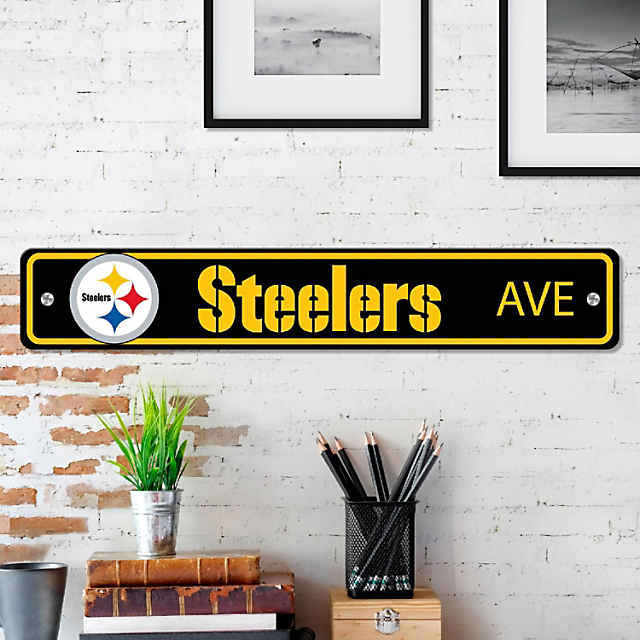 Pittsburgh Steelers NFL 2414 Football Helmet Wall Hanging Sign 19" L  USA